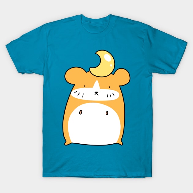 Moon Hamster T-Shirt by saradaboru